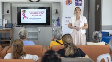 MERSİN BÜYÜKŞEHİR BELEDİYESİ’NDEN MEME KANSERİ FARKINDALIĞINA DESTEK