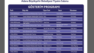 10. ŞEHİR TİYATROLARI FESTİVALİ BAŞLIYOR…