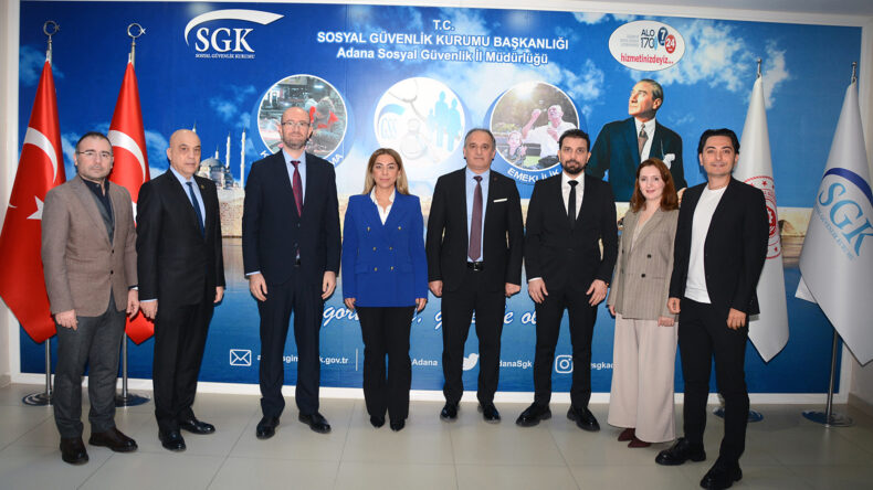 ADEO YÖNETİMİNDEN SGK İL MÜDÜRÜ BİLAL CANBOLAT’A ZİYARET