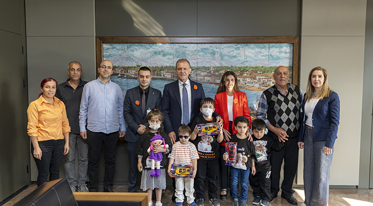 BAŞKAN SEÇER, LÖSEMİLİ ÇOCUKLARLA…