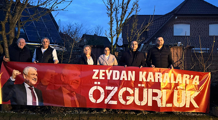 ALMANYA’DAN ZEYDAN KARALAR’A DESTEK