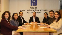 TMMOB ADANA ŞUBE YÖNETİM KURULU GÖREV DAĞILIMINI YAPTI