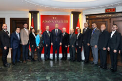 ÇGC’NİN YENİ YÖNETİMİ VALİ YAVUZ’LA BİR ARAYA GELDİ