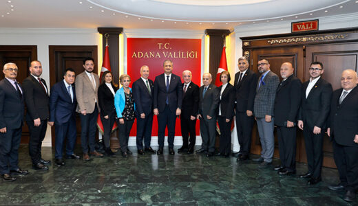 ÇGC’NİN YENİ YÖNETİMİ VALİ YAVUZ’LA BİR ARAYA GELDİ