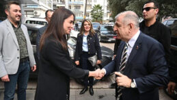 SİYASET VE MESLEK ODALARI ARASINDA DİYALOG GELİŞİYOR… ÜMİT ÖZDAĞ, CANAN AKSU’YU TEBRİK ETTİ