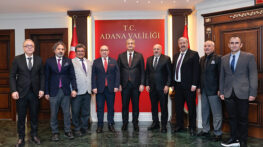 TSYD YÖNETİMİ, VALİ MUSTAFA YAVUZ’LA ADANA SPORUNU KONUŞTU