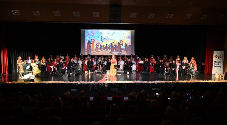 MERSİN BÜYÜKŞEHİR’DE KADINLARIN SESİ EZGİLER VE DANSLARLA YÜKSELDİ