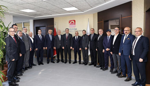 VALİ YAVUZ’DAN ADASO’YA ZİYARET