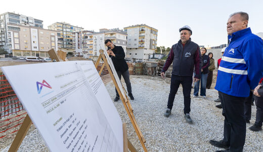 BAŞKAN SEÇER, SPOR PARK TARSUS YERLEŞKESİ’NDE İNCELEMELERDE BULUNDU