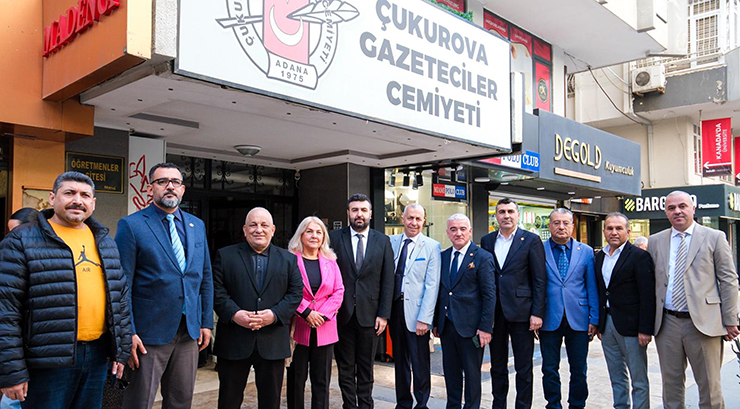 CHP ADANA İL YÖNETİMİNDEN ÇGC’YE HAYIRLI OLSUN ZİYARETİ
