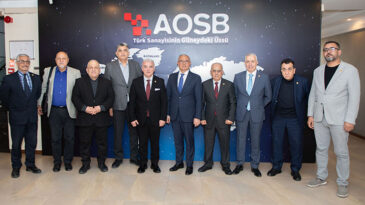 ÇGC YÖNETİM KURULU, AOSB’Yİ ZİYARET ETTİ