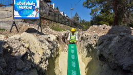 MESKİ, MEZİTLİ DEVLET HASTANESİ ATIK SU ALTYAPISI ÇALIŞMALARINI SÜRDÜRÜYOR