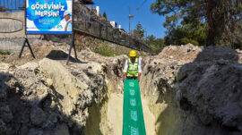 MESKİ, MEZİTLİ DEVLET HASTANESİ ATIK SU ALTYAPISI ÇALIŞMALARINI SÜRDÜRÜYOR