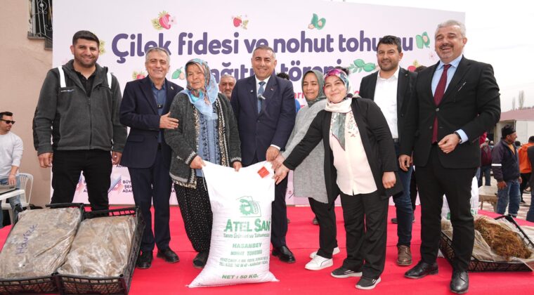 ADANA BÜYÜKŞEHİR BELEDİYESİ, ÜRETİCİYE DESTEK OLMAYA DEVAM EDİYOR