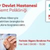 AOSB SEMT POLİKLİNİĞİ YENİ BRANŞLARLA HİZMETTE