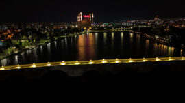 TAŞKÖPRÜ’DE AYDINLATMA ÇALIŞMALARININ İLK ETABI TAMAMLANDI