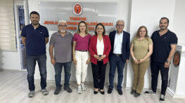 MÜZEYYEN ŞEVKİN, MESLEK ODALARINI TEK TEK GEZİYOR