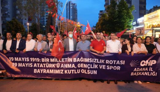 ÇUKUROVA’DA 19 MAYIS COŞKUSU MEYDANLARA SIĞMADI
