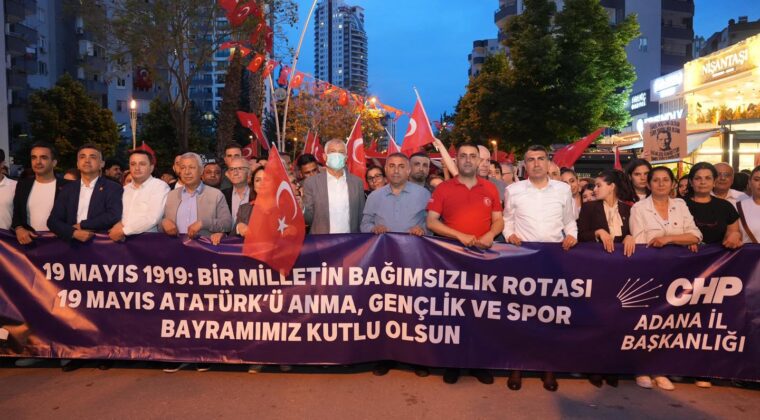 ÇUKUROVA’DA 19 MAYIS COŞKUSU MEYDANLARA SIĞMADI