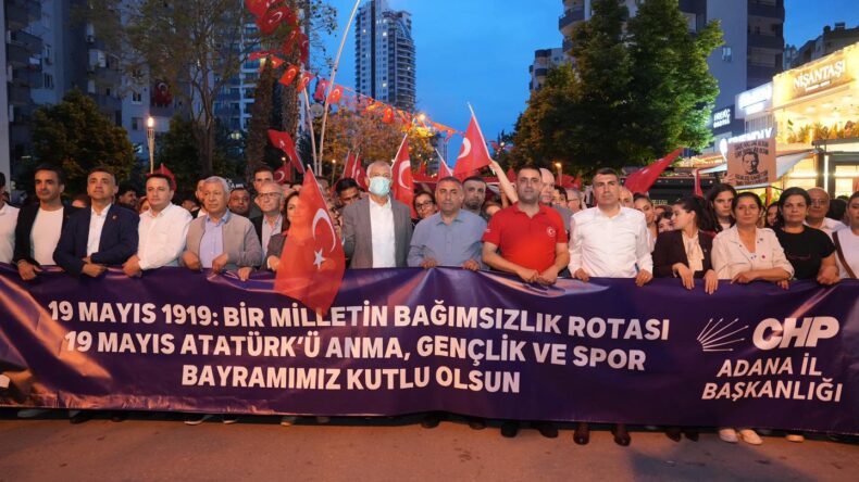 ÇUKUROVA’DA 19 MAYIS COŞKUSU MEYDANLARA SIĞMADI
