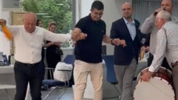 HÜSEYİN KIŞ, PERSONELİYLE 1 MAYIS HALAYI ÇEKTİ
