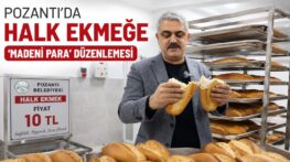 POZANTI’DA HALK EKMEĞE ‘MADENİ PARA’ DÜZENLEMESİ