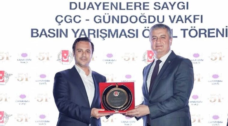 DR. GÜNDOĞDU: ÖDÜLLER BİZE MORAL VERİYOR