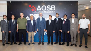 AOSB YÖNETİMİ, UKRAYNA HEYETİNİ AĞIRLADI