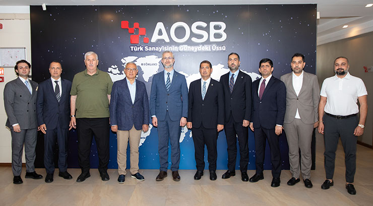 AOSB YÖNETİMİ, UKRAYNA HEYETİNİ AĞIRLADI