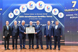 ADANA TİCARET BORSASI 7 YILDIZ ALDI…