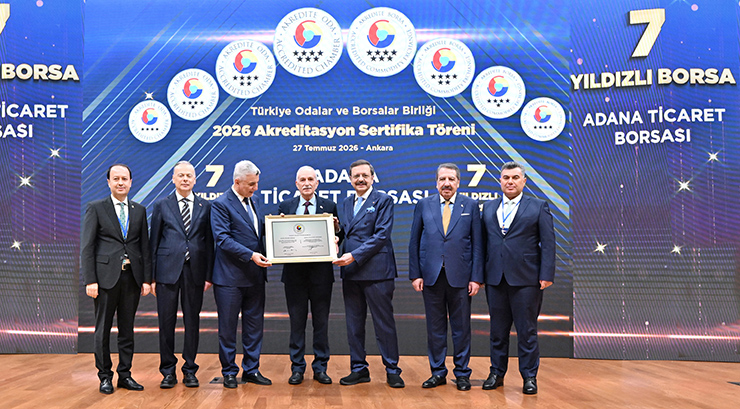 ADANA TİCARET BORSASI 7 YILDIZ ALDI…