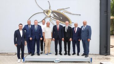 KKTC EKONOMİ VE ENERJİ BAKANINDAN EXPEL’E ZİYARET