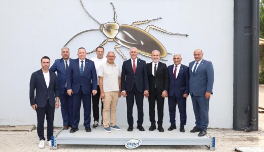 KKTC EKONOMİ VE ENERJİ BAKANINDAN EXPEL’E ZİYARET