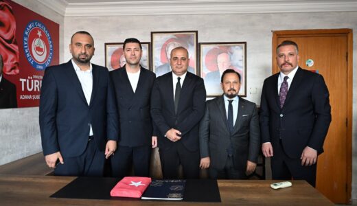 HAKAN YILDIRIM VE BİLAL ULUDAĞ’DAN TÜRKAV ADANA’YA HAYIRLI OLSUN ZİYARETİ