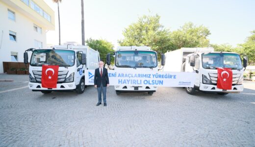 YÜREĞİR BELEDİYESİ HİZMET FİLOSUNA 4 YENİ ARAÇ DAHA KAZANDIRDI