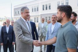 VALİ MUSTAFA YAVUZ’DAN YAPIMI TAMAMLANAN ÖĞRENCİ YURDUNA İNCELEME ZİYARETİ