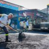 BALIKÇILAR PAZARINDA ASFALT ÇALIŞMASI