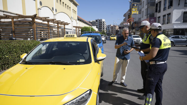 BÜYÜKŞEHİR, TAKSİLERDE GÜVENLİ ULAŞIM İÇİN DENETİMDE