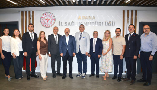 TDB VE ADANA DİŞ HEKİMLERİ ODASINDAN İL SAĞLIK MÜDÜRLÜĞÜNE ZİYARET
