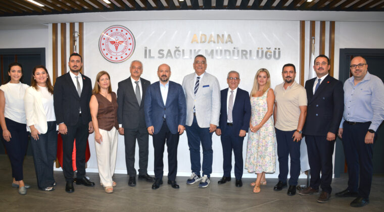TDB VE ADANA DİŞ HEKİMLERİ ODASINDAN İL SAĞLIK MÜDÜRLÜĞÜNE ZİYARET