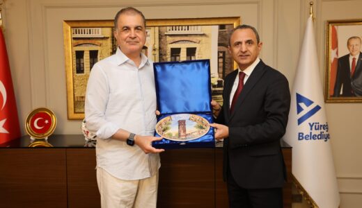 ÖMER ÇELİK’TEN YÜREĞİR BELEDİYE BAŞKAN VEKİLİ TARIK ÖZÜNAL’A ZİYARET