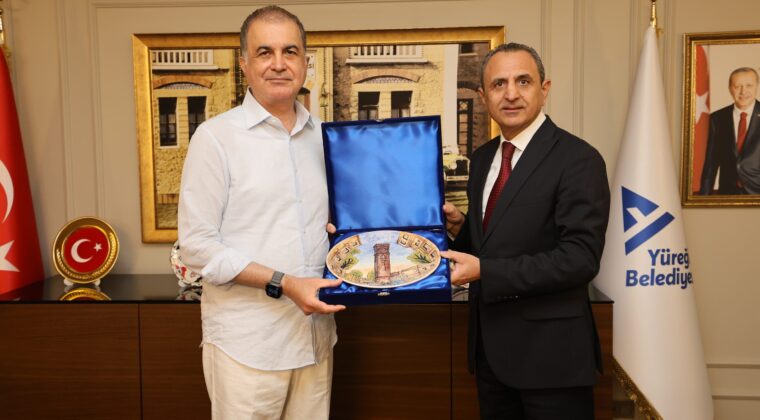 ÖMER ÇELİK’TEN YÜREĞİR BELEDİYE BAŞKAN VEKİLİ TARIK ÖZÜNAL’A ZİYARET
