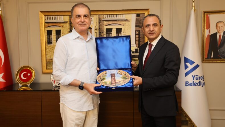 ÖMER ÇELİK’TEN YÜREĞİR BELEDİYE BAŞKAN VEKİLİ TARIK ÖZÜNAL’A ZİYARET