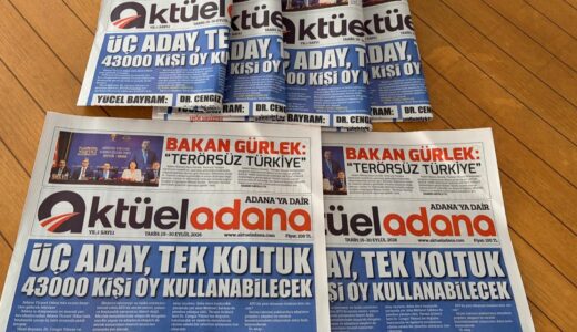 AKTÜEL ADANA GAZETESİ YAYINDA