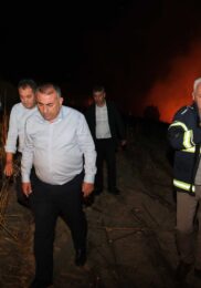 GÜNGÖR GEÇER: “İTFAİYE VE ASKİ EKİPLERİMİZ BÜTÜN GÜCÜYLE SAHADA.”