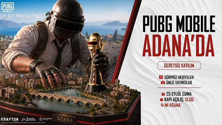 PUBG MOBILE YÜKSELEN YILDIZLAR M1 ADANA AVM’DE BULUŞUYOR