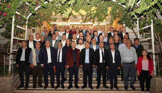 GÜNGÖR GEÇER, 15 İLÇENİN MUHTARLARIYLA BİR ARAYA GELDİ…